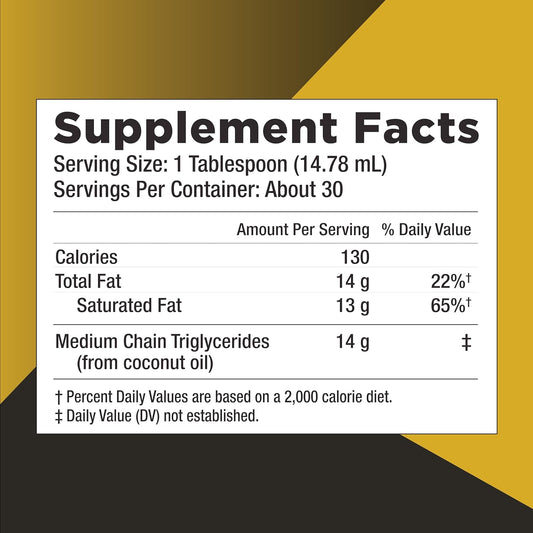 Keto Science Ketogenic Mct Oil Dietary Supplement, Made From 100% Coconuts, Sustained Natural Energy, Helps Burn Fat And Weight Loss, Unflavoured, 15 Fl Oz