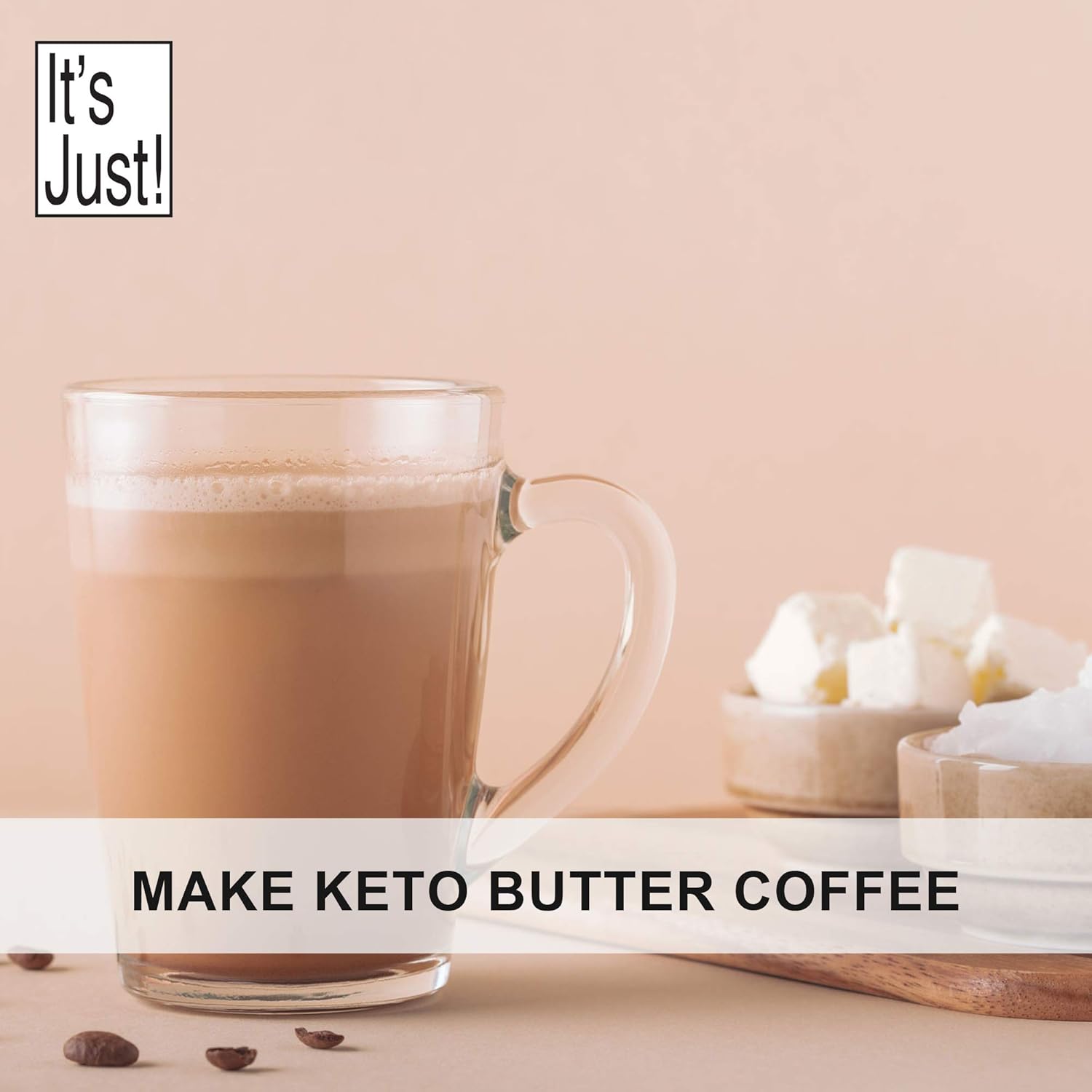 It'S Just - Grass-Fed Butter Powder, Made From Real Butter, Shelf Stable, Just Add Water, Made In Usa, 9Oz : Grocery & Gourmet Food