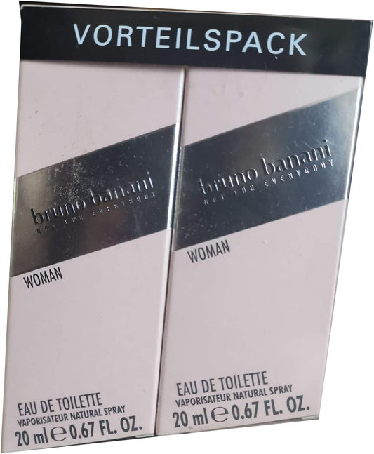 Bruno Banani Woman Eau De Toilette Spray 2 X 30 Ml