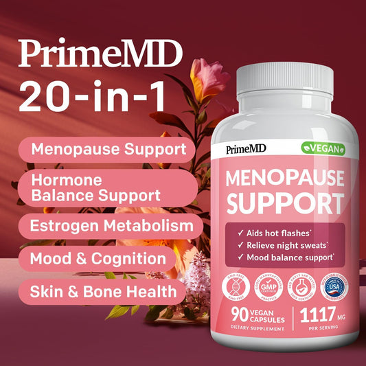 20-In-1 Menopause Supplements For Women - Dim Supplement Women - Estrogen Supplement For Women - Black Cohosh For Menopause Hot Flashes Menopause Relief For Women - Perimenopause Supplements Women