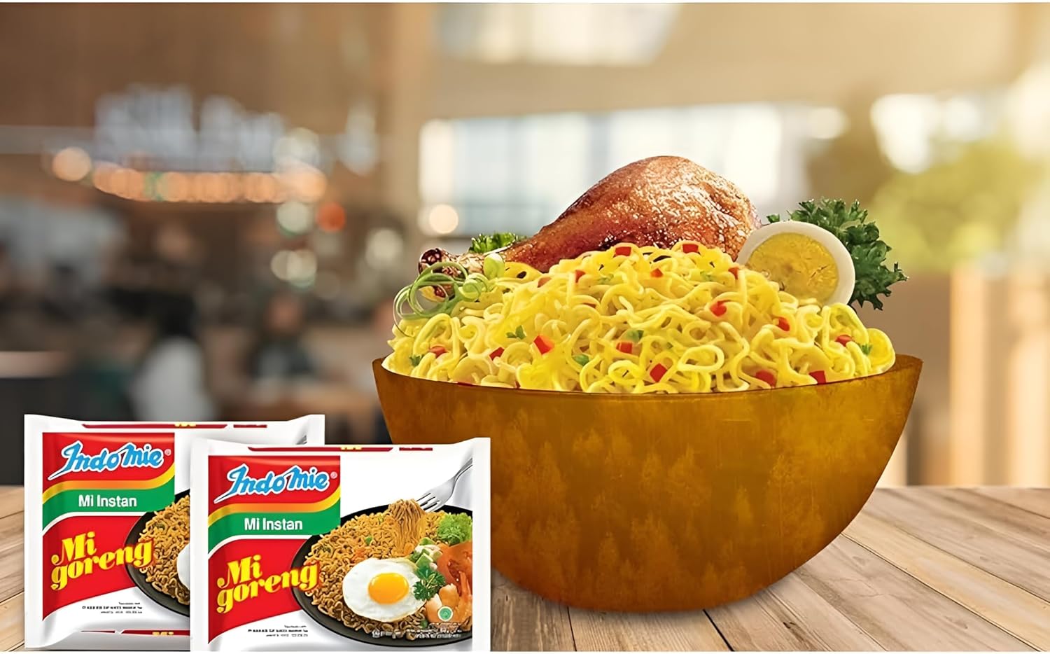 Indomie Mi Goreng Fried Instant Noodles, 80 g (Pack of 40) : Amazon.co.uk: Grocery