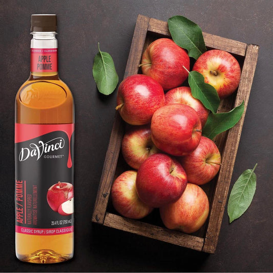 Davinci Gourmet Classic Apple Syrup, 25.4 Ounce (Pack Of 4)