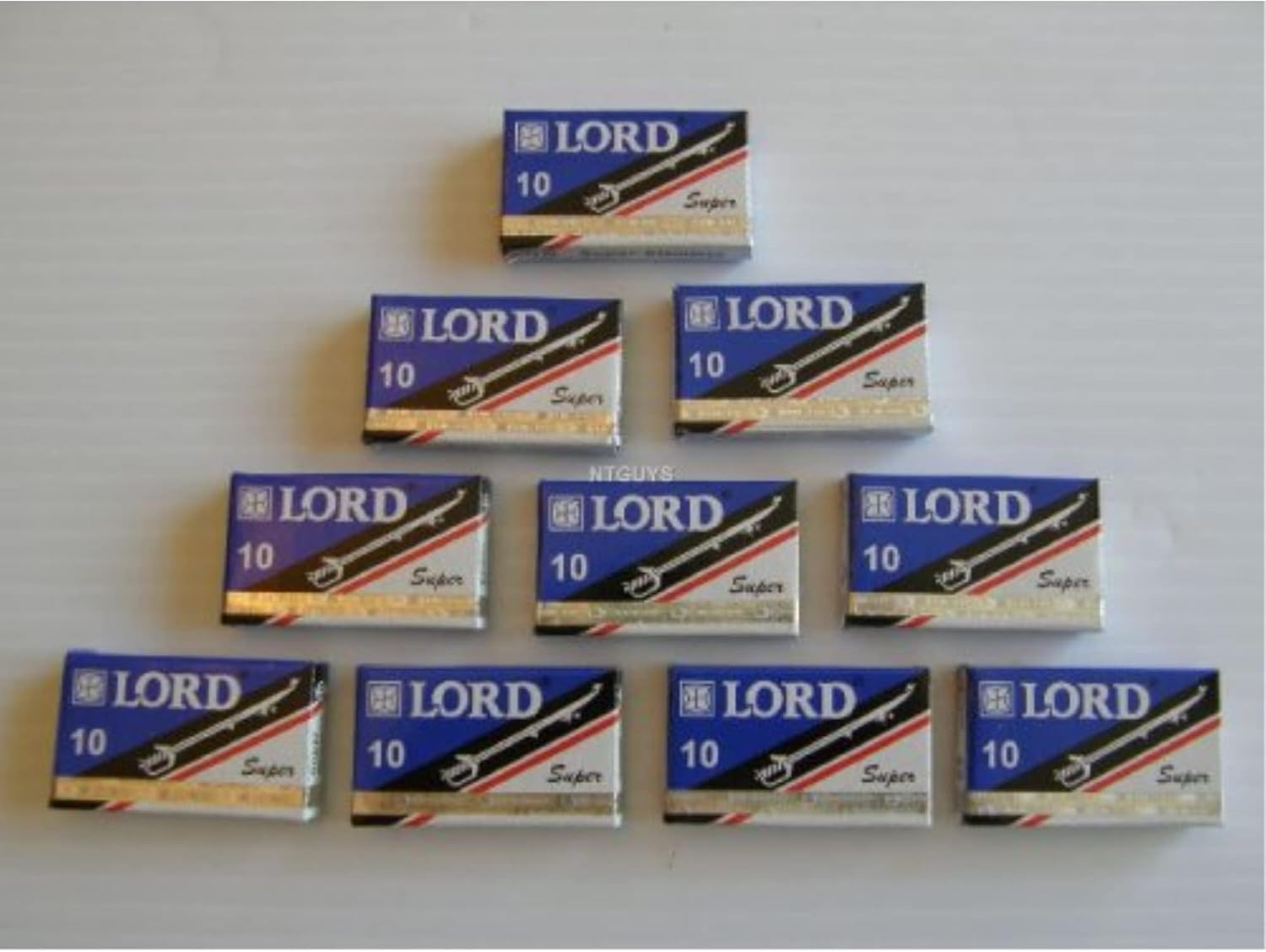 100 Lord Super Stainless Double Edge Safety Razor Blades