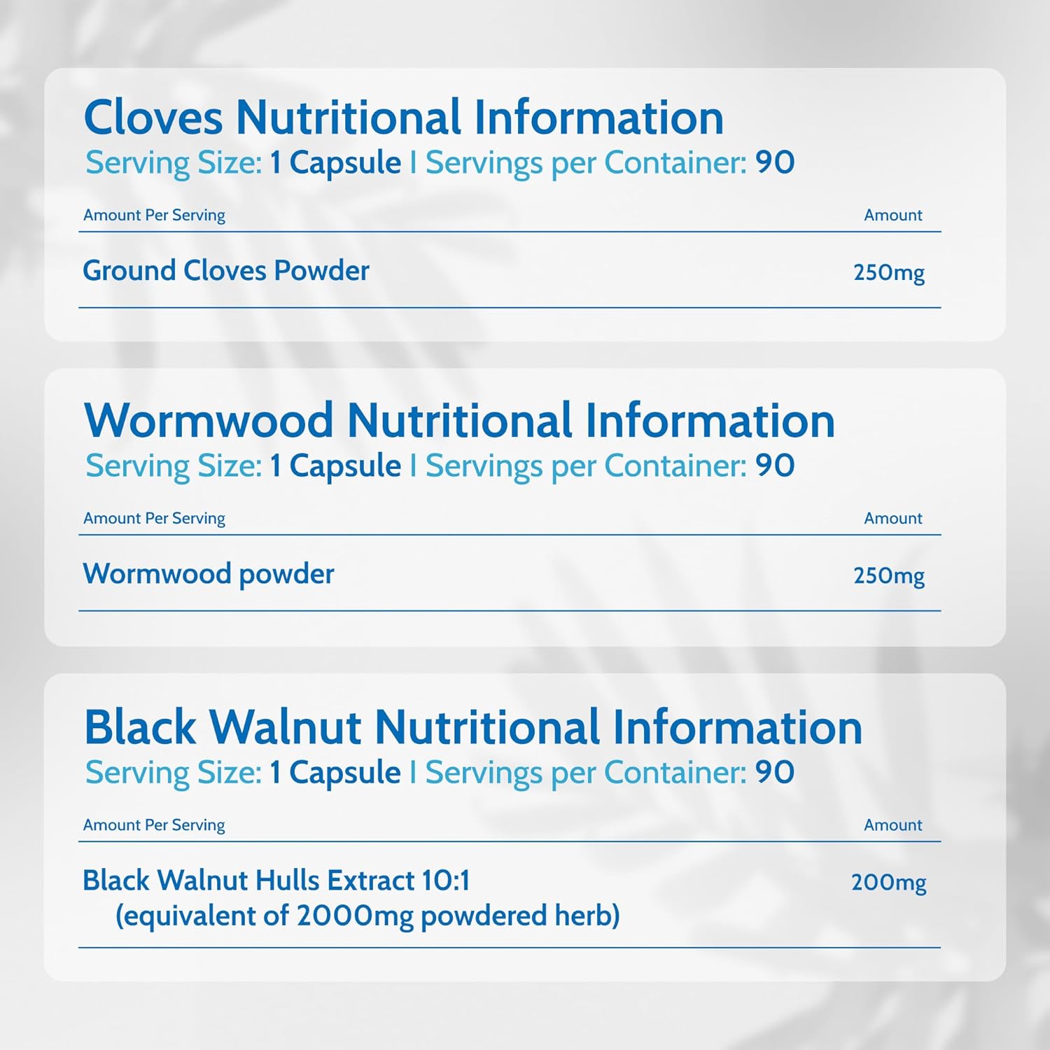 Health4All Wormwood, Black Walnut, Cloves Digestive Intestinal Detox Cleanse for Humans Set, 3x90 270 Capsules, 3 Step Gut Cleanse & Repair, Purest Vegan Intestinal Detox Supplement | Made in UK : Amazon.co.uk: Health & Personal Care