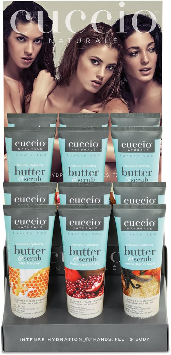 Cuccio Vanilla Bean & Sugar Butter Scrub Tube 4oz : Amazon.co.uk: Beauty