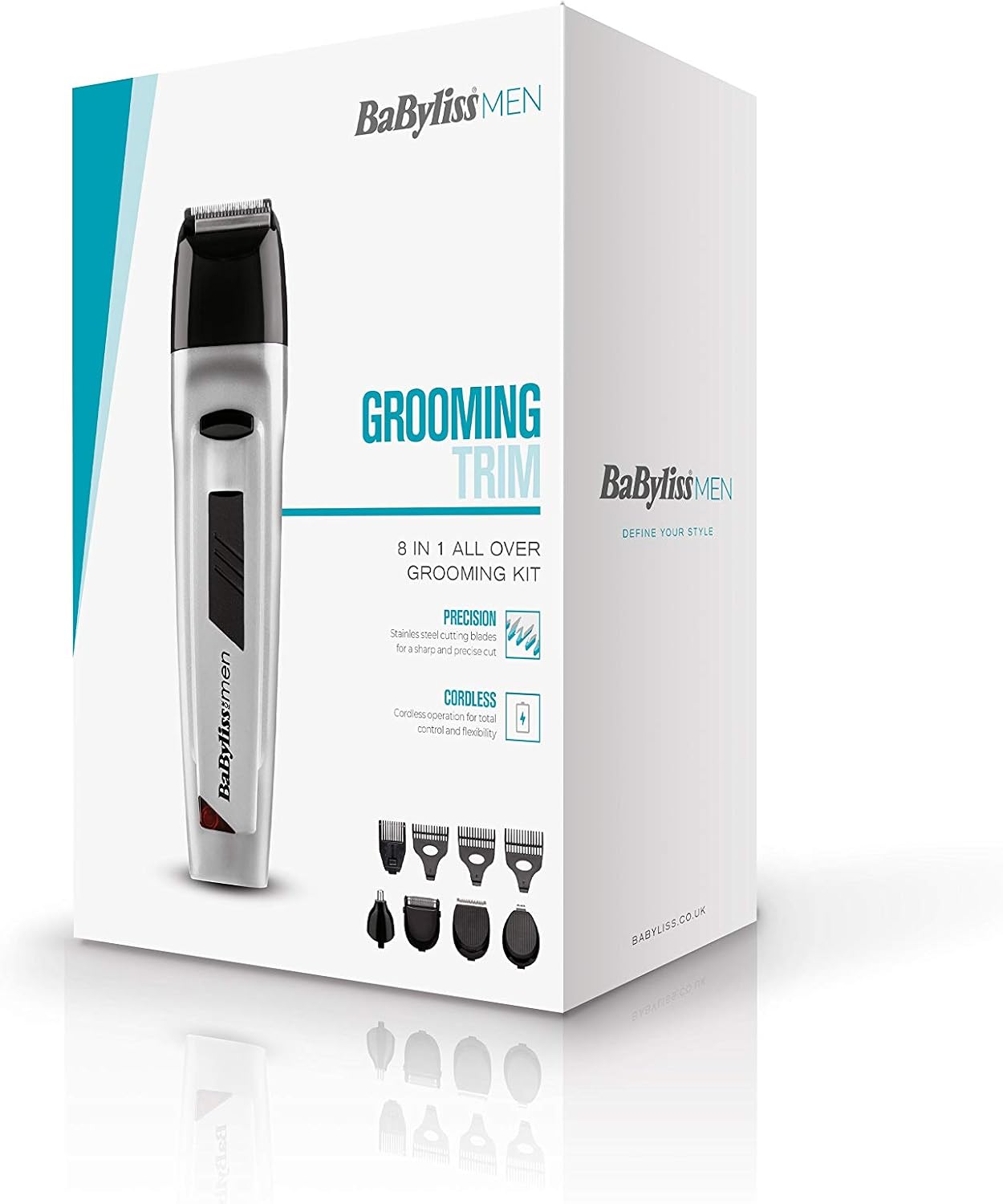 7056NU BaByliss MEN 8 in 1 All Over Grooming Kit : Amazon.co.uk: Health & Personal Care