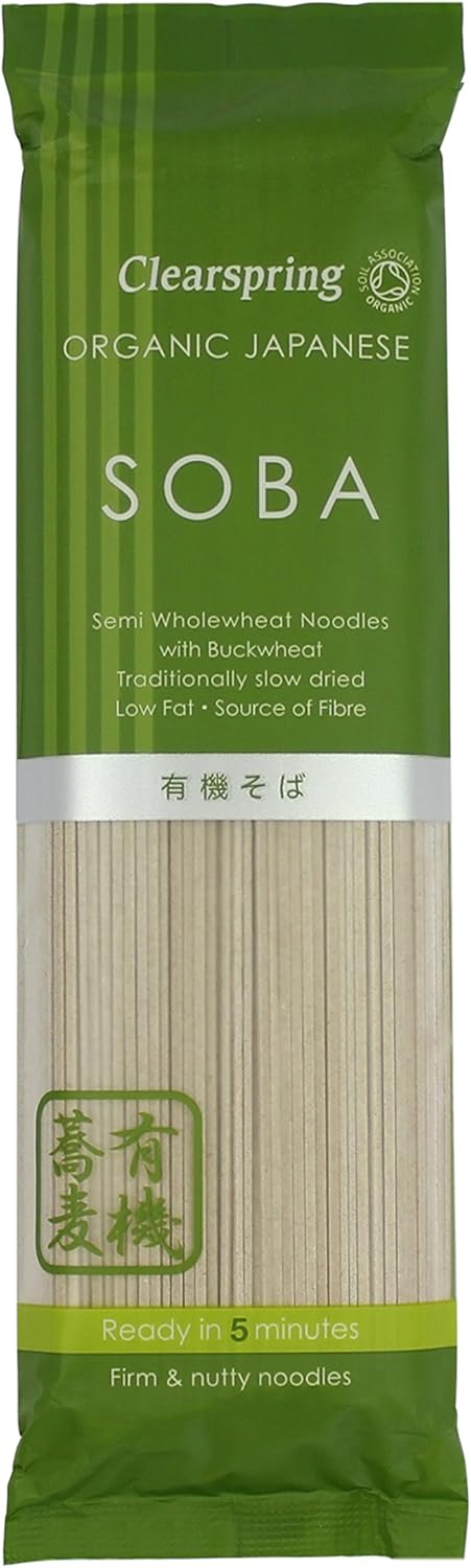 Clearspring Organic Japanese Soba Noodles 200 g (Pack of 2) : Amazon.co.uk: Grocery