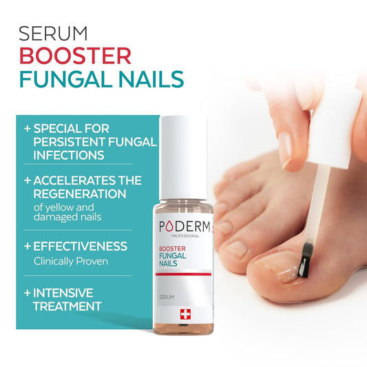 Poderm – Toenail Renewal Booster – Tea Tree Oil-Serum - Restores Appearance Of Discolored/Damaged Nails – Toe And Fingernail Repair – 100% Natural Ingredients And Vegan – Express Renewal – Swiss Made