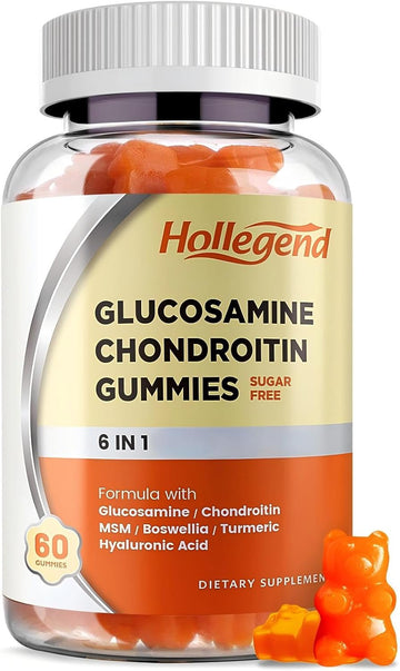 Glucosamine Chondroitin Gummies Sugar Free, Gummies Supplements For Adults Men & Women