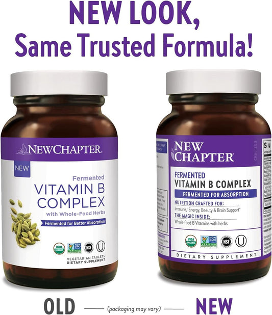 New Chapter Fermented Vitamin b Complex, 30 Count