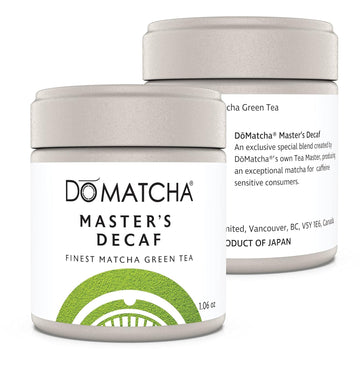 Domatcha, Master'S Decaf Matcha Powder, Authentic Japanese Green Tea, Ceremonial Grade, 30G