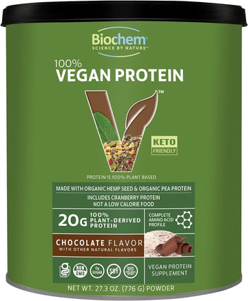 Biochem, Vegan Protein Powder, 20G Of Plant-Based Protein To Support M