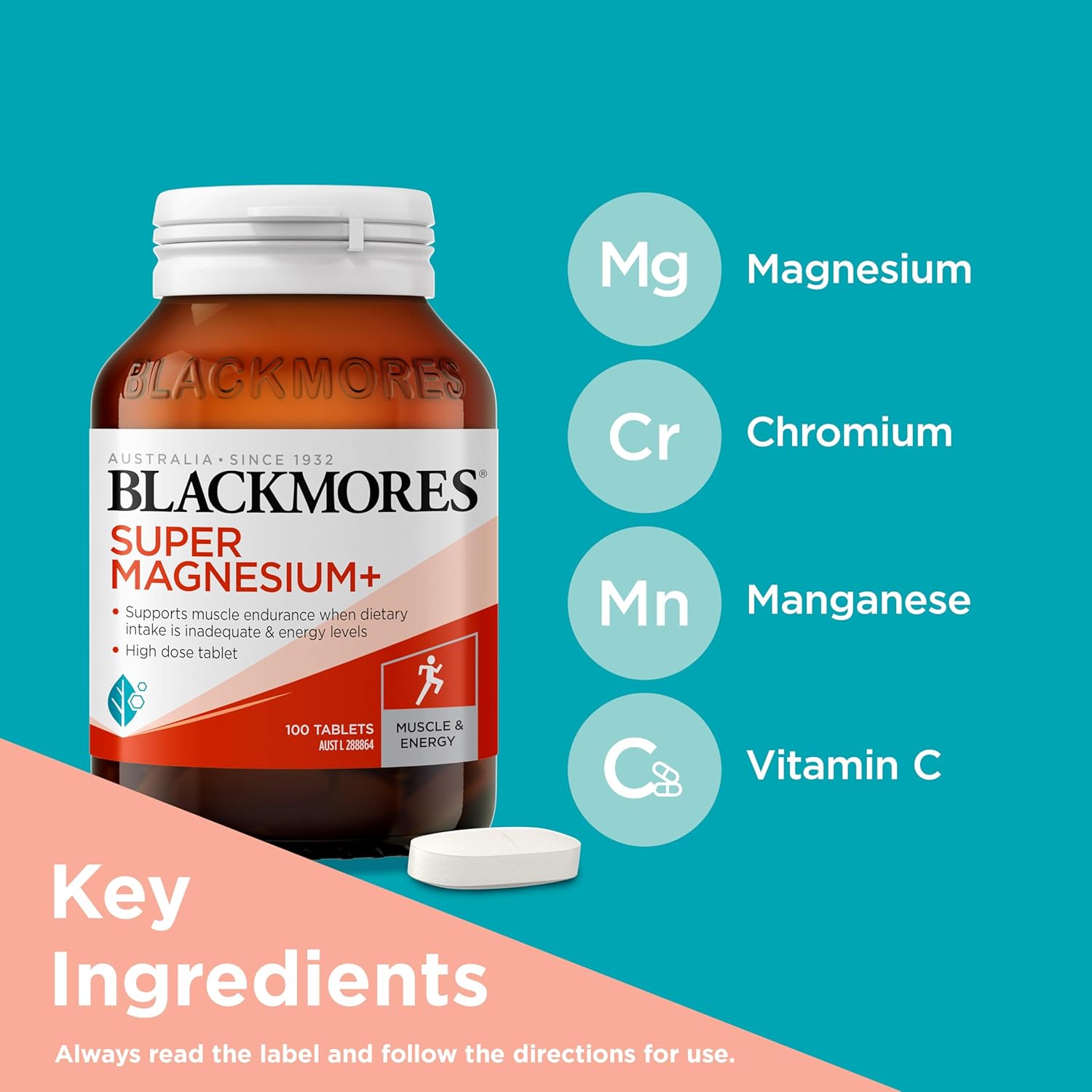 Blackmores Super Magnesium Plus 100 Tablets