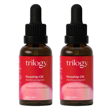 Trilogy Rosehip Oil Antioxidant+, Certified Organic Hydration & Repair Beauty Oil, 1.0 Fl Oz