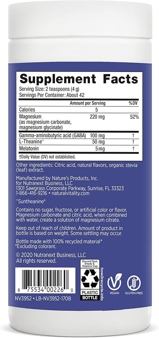 Natural Vitality Natural Calm Specifics CALMFUL SLEEP (Mixed Berry avor) 6 s