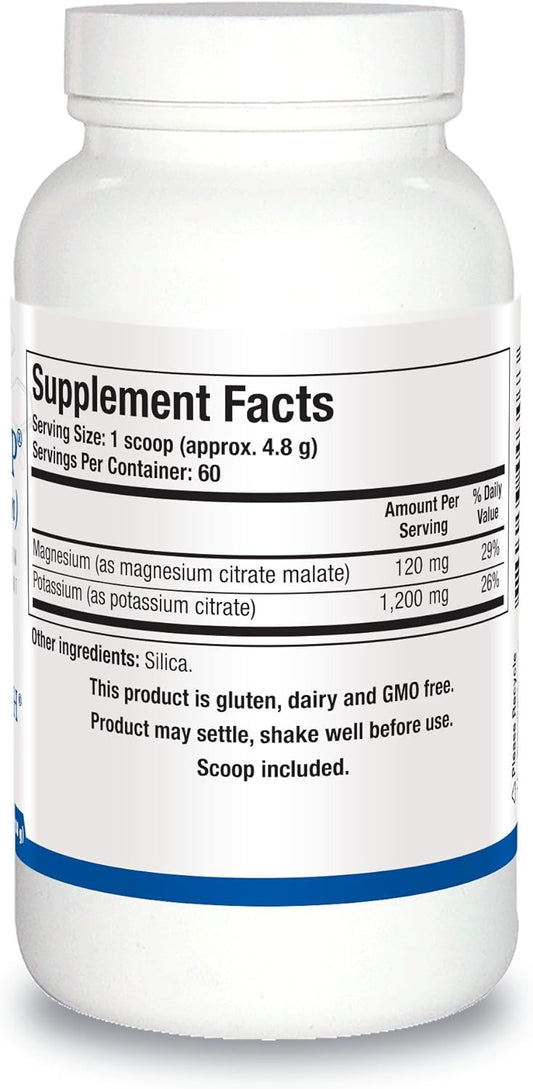 Biotics Research Potassium Hp Potassium With Magnesium. Powdered Formula. Electrolyte. Supports Cardiovascular, Renal And Bone Health. Essential Mineral For Vascular And Muscle Function. 10 Ounces