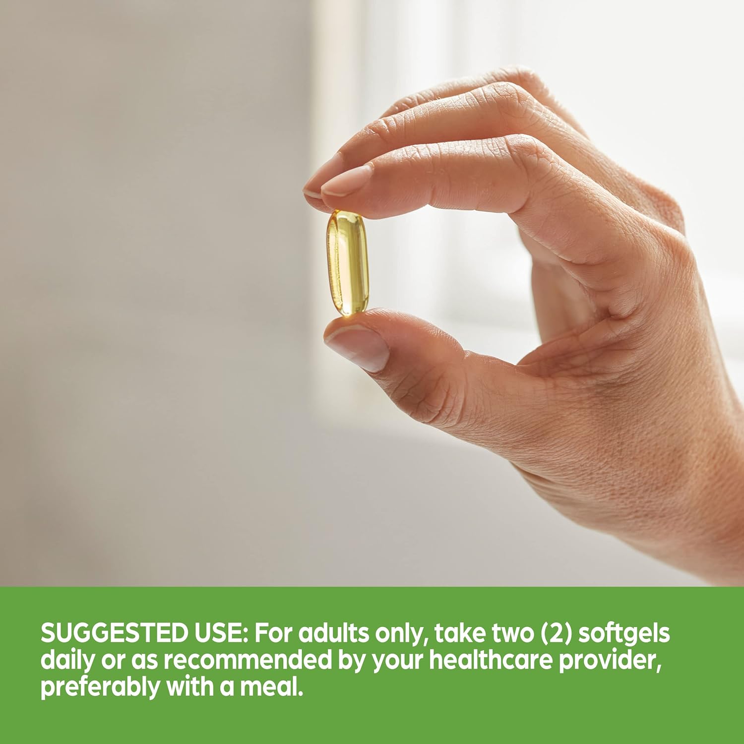 Orgain Fish Oil Omega 3 Supplement 1240mg, EPA & DHA 1130mg, Supports