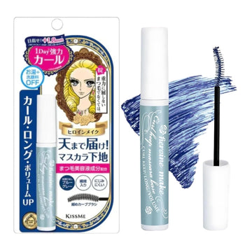 Heroine Make By Kissme Volumizing Waterproof Mascara Volume & Length With Curvy Brush By Defining Fiber For Long-Lasting Natural Eyelash Look + Gentle Mascara Remover Oil Free, 2 Set
