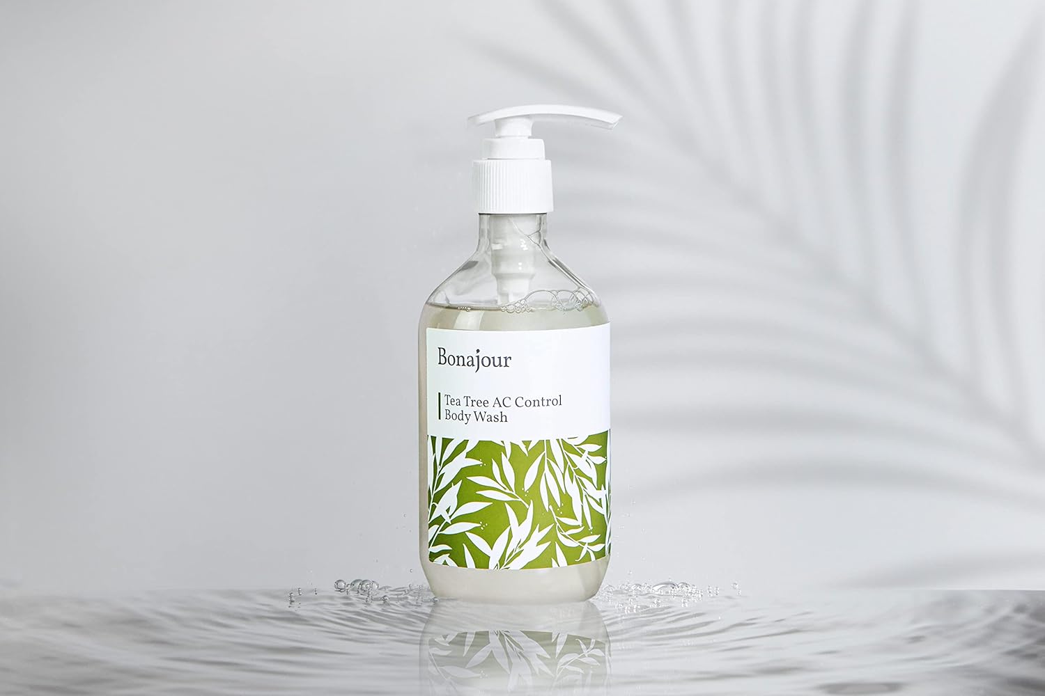 Bonajour Vegan Tea Tree Acne Control Treatment Body Wash β For Sensitive Skin, Natural Anti-Acne Soothing Body Cleanser 10.5 Fl. Oz