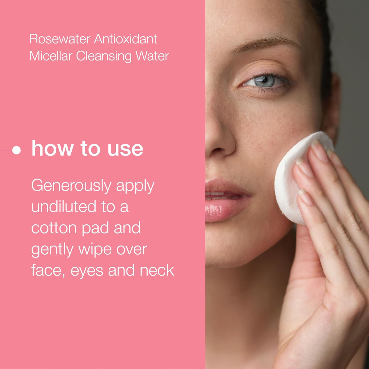 Natio Australia Rosewater Hydration Antioxidant Micellar Cleansing Water, 250 ml - Makeup Remover Face Cleanser - Facial Cleanser for All Skin Types : Amazon.co.uk: Beauty