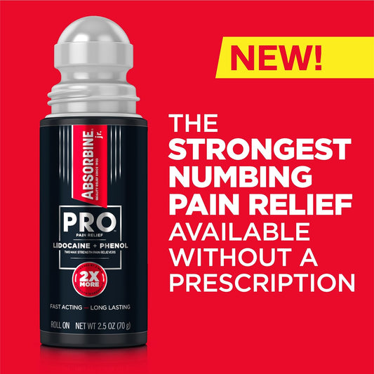 Absorbine Jr. Pro Lidocaine Roll-On For Fast Nerve And Muscle Pain Relief