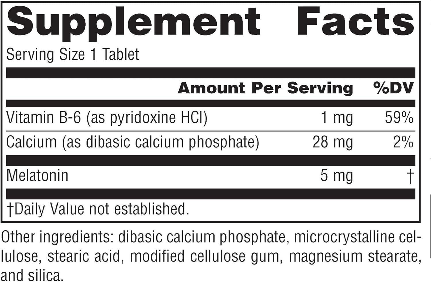 Source Naturals Melatonin, Helps Promote Sleep*, 5 mg - 120 Tablets : Health & Household