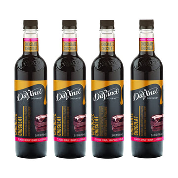 Davinci Gourmet Classic Chocolate Syrup, 25.4 Fluid Ounce (Pack Of 4)