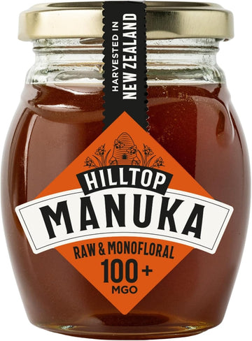 Hilltop Honey - Manuka Mgo 100+ - Monofloral - New Zealand - 225G