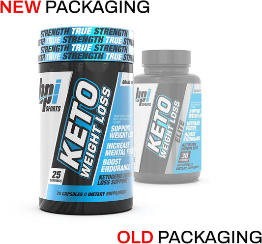 Bpi Sports Keto Weight Loss Elite - Burn Fat For Fuel. Control Appetite, Increased Energy, And Mental Focus - Men, Women, 30 Serving