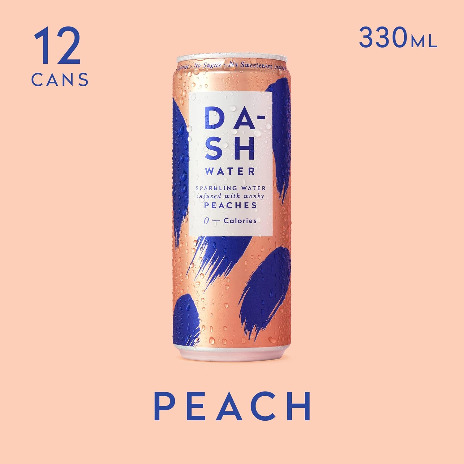Dash Water - Pack of 48: Lime, Raspberry, Peach, Blackcurrant - NO Sugar, NO Sweetener, NO Calories - Infused with Wonky Fruit (330ml Can Each) : Amazon.co.uk: Grocery