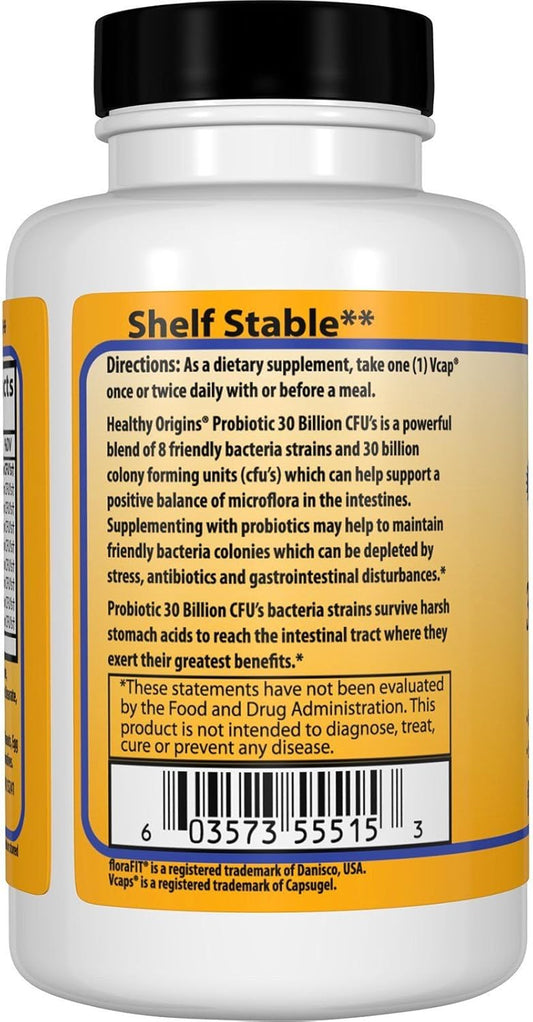 Healthy Origins Probiotic 30 Billion Cfu