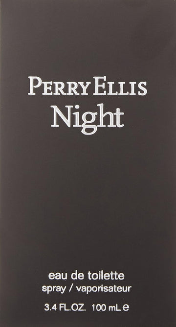 Perry Ellis Night By Perry Ellis For Men Eau-De-Toillete Spray, 3.4 Ounce
