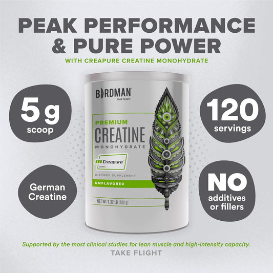 High-Purity Micronized Creatine Monohydrate Unflavored Powder, Pre-Workout, High Performance | 600G