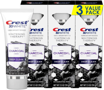 Crest, Toothpaste 3D White Charcoal, 4.1 Ounce