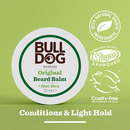 Bulldog Skincare - Original Beard Balm, For Condition & Light Hold, For All Beard Types, 75G