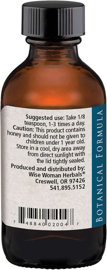 Wise Woman Herbals Eleuthero Root Solid Extract 4:1, Alcohol-Free, Adrenal & Stress Support, Energy, Stamina, Mental Endurance, Supports Balanced Mood & Immunity, 4 Fl Oz