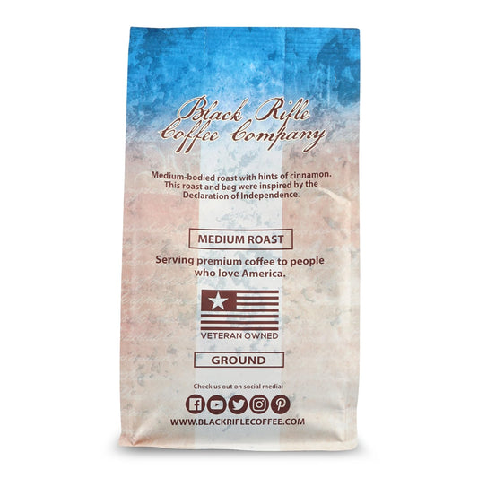 Black Rifle Coffee Company Freedom Roast, Medium Roast Ground Coffee, 12 Oz Bag