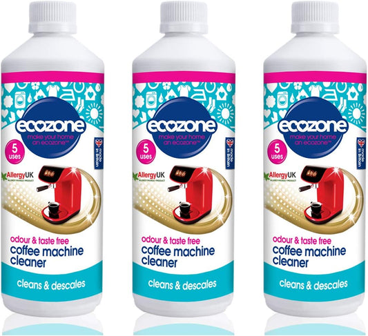 Ecozone Coffee Machine Descaler. Pack Of 3