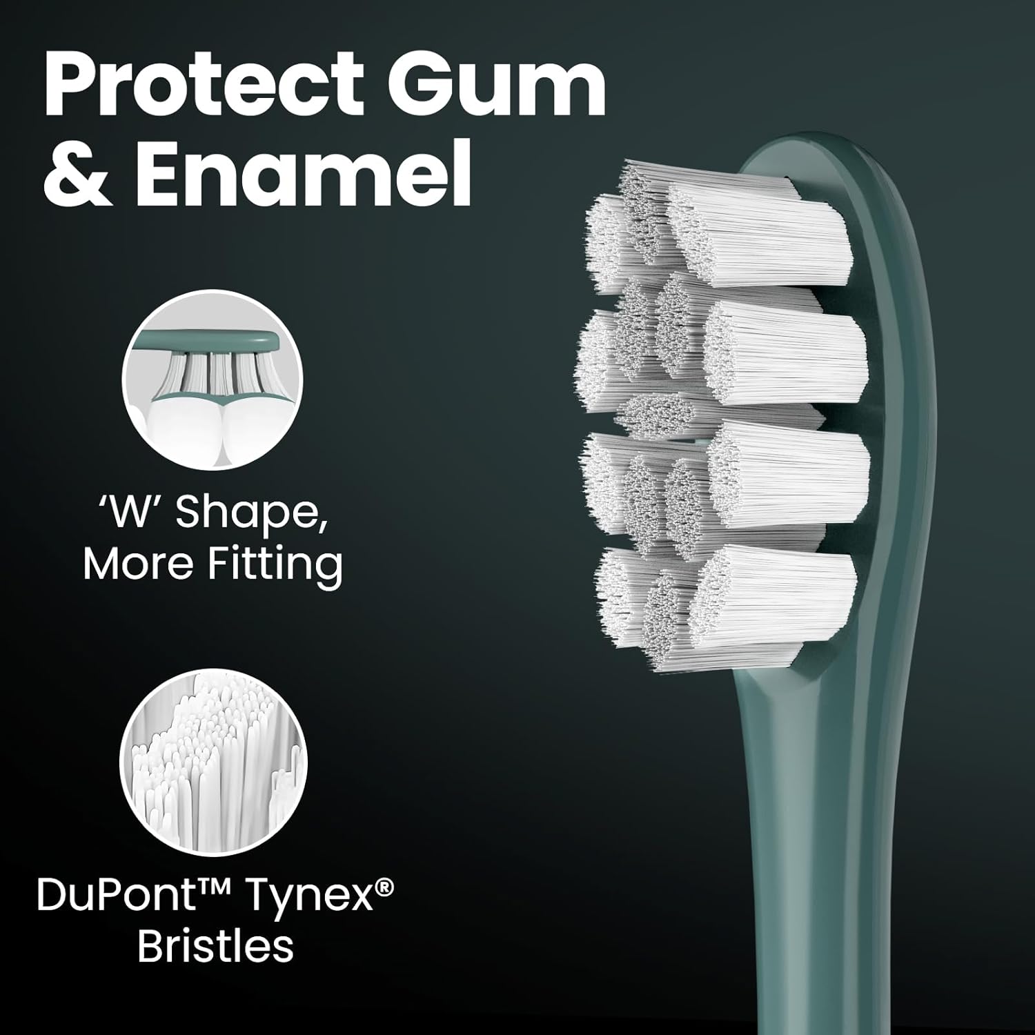 Oclean Sonic Electric Toothbrush Adults X Series Pro Travel Set, Smart Touchscreen, 3 Modes, 84000 VPM, Lasts 30 Days, 2 in 1 Magnetic Charger Wall-Mount, 6 Replacement Heads & Travel Case - Green : Amazon.co.uk: Health & Personal Care