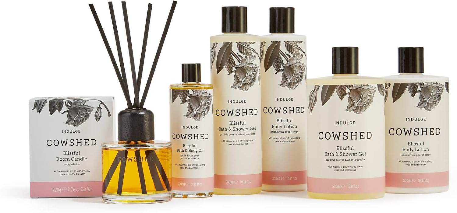 Cowshed Indulge Blissful Bath & Shower Gel - 500 ml - Vegan Body Wash for Women | Parabens Free Spa Ladies Shower Gels | Moisturising Bath Gel for Women - Hydrating Natural Body Wash : Amazon.co.uk: Beauty