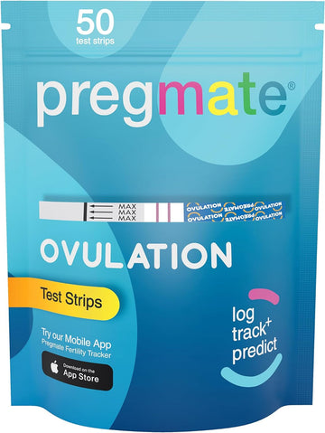 Pregmate 50 Ovulation Test Strips Predictor Kit (50 Count)