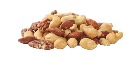 Amazon Brand - Happy Belly Roasted And Salted Mixed Nuts With Peanuts, 2.75 Pound (Pack Of 1)