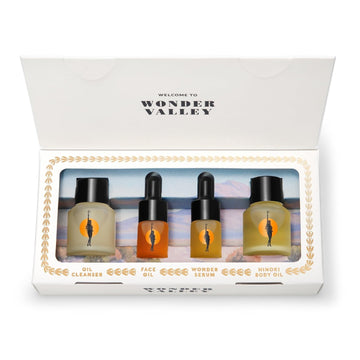 Wonder Valley - Little Wonders Set | Vegan, Cruelty-Free, Tsa Approved Sizes | Hydrating, Microbiome-Friendly (4 Piece Set)