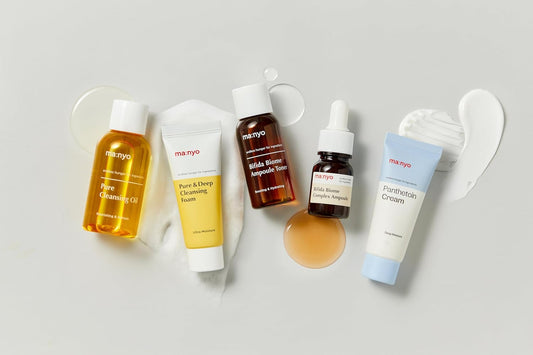 Ma:Nyo Best Sellers Kit | Travel Size Trial & Gift Set | Pure Cleansing Oil, Pure Cleansing Foam, Bifida Biome Ampoule, Bifida Biome Toner, Panthetoin Cream | Korean Skin Care, Skin Repair Solution : Beauty & Personal Care