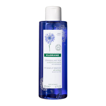 Klorane - Eye Makeup Remover With Organically Farmed Cornflower - For Sensitive Skin - Free Of Oil, -Fragrance, & Sulfates - 6.7 Fl. Oz