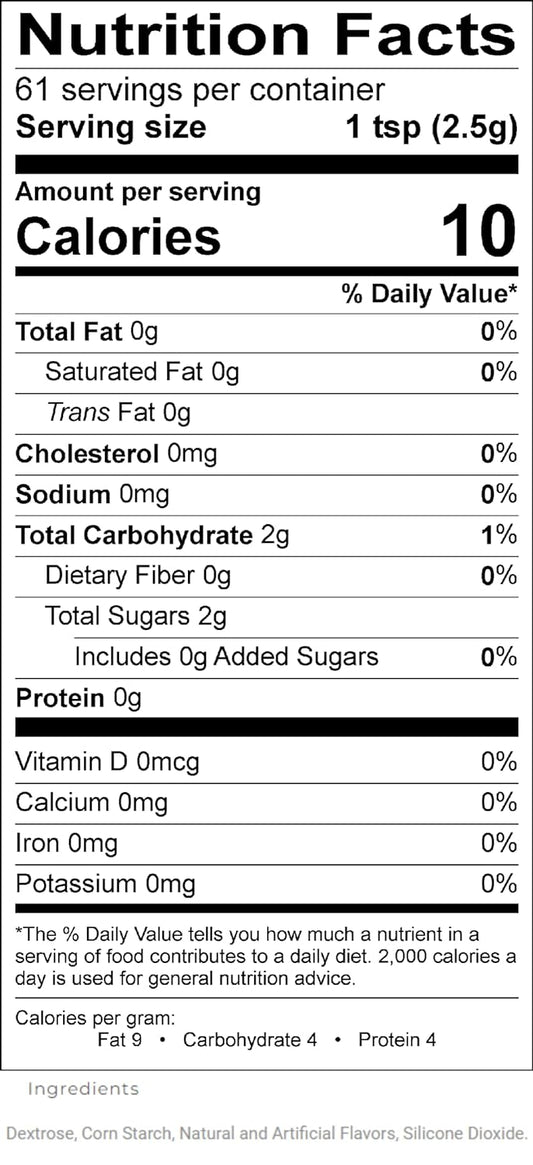 Upouria French Vanilla Shakeable Topping, 5.5 Ounce Jar