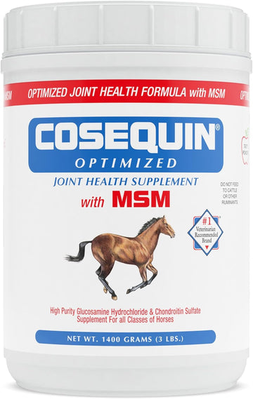 Nutramax Cosequin Optimized Pellets With Msm Joint Health Supplement For Horses - With Glucosamine And Chondroitin, 1400 Grams