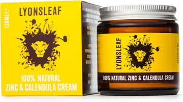 Zinc And Calendula Cream 100% Natural - For Spots, Blemishes, Breakouts, Rashes, Acne, Perioral Dermatitis, Rosacea And Nappy Rash 120Ml