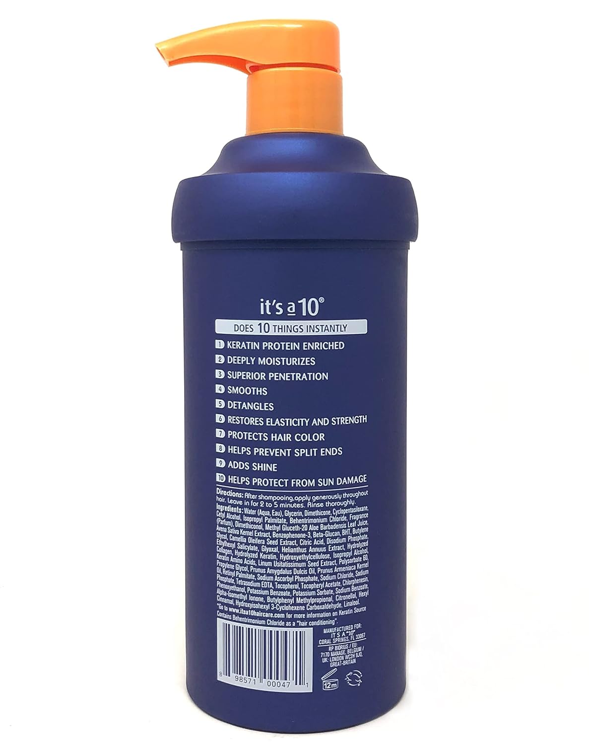 It'S A 10 Haircare Miracle Deep Conditioner Plus Keratin 5 Oz : Beauty & Personal Care