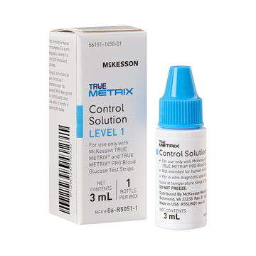 Mckesson True Metrix Control Solution Level 1, Blood Glucose Meters, 3 Ml, 1 Count